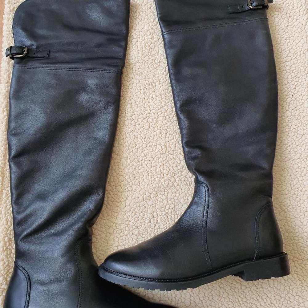 Black Knee-High Boots
